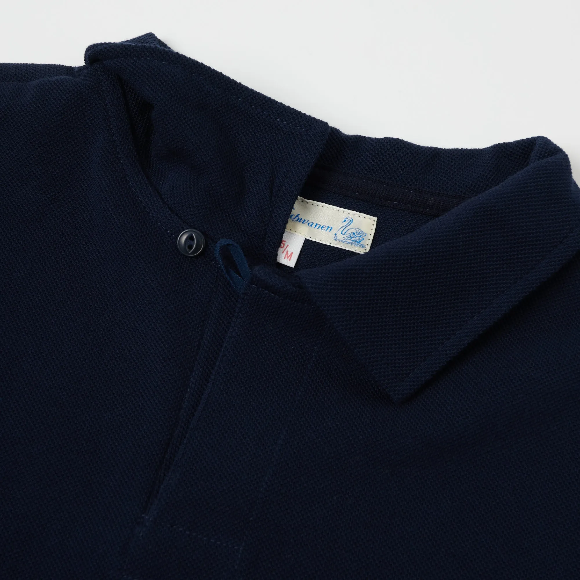 Simple Layer Urban Fashion Merz b. Schwanen 2PKPL Pocket Polo Shirt - Ink Blue