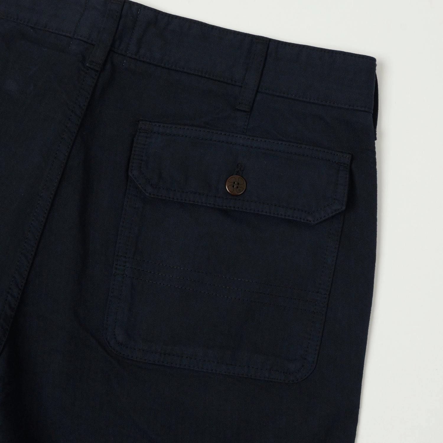 UVProtectiveLayer Heimat 'Journey' Herringbone Twill Chinos - Ink