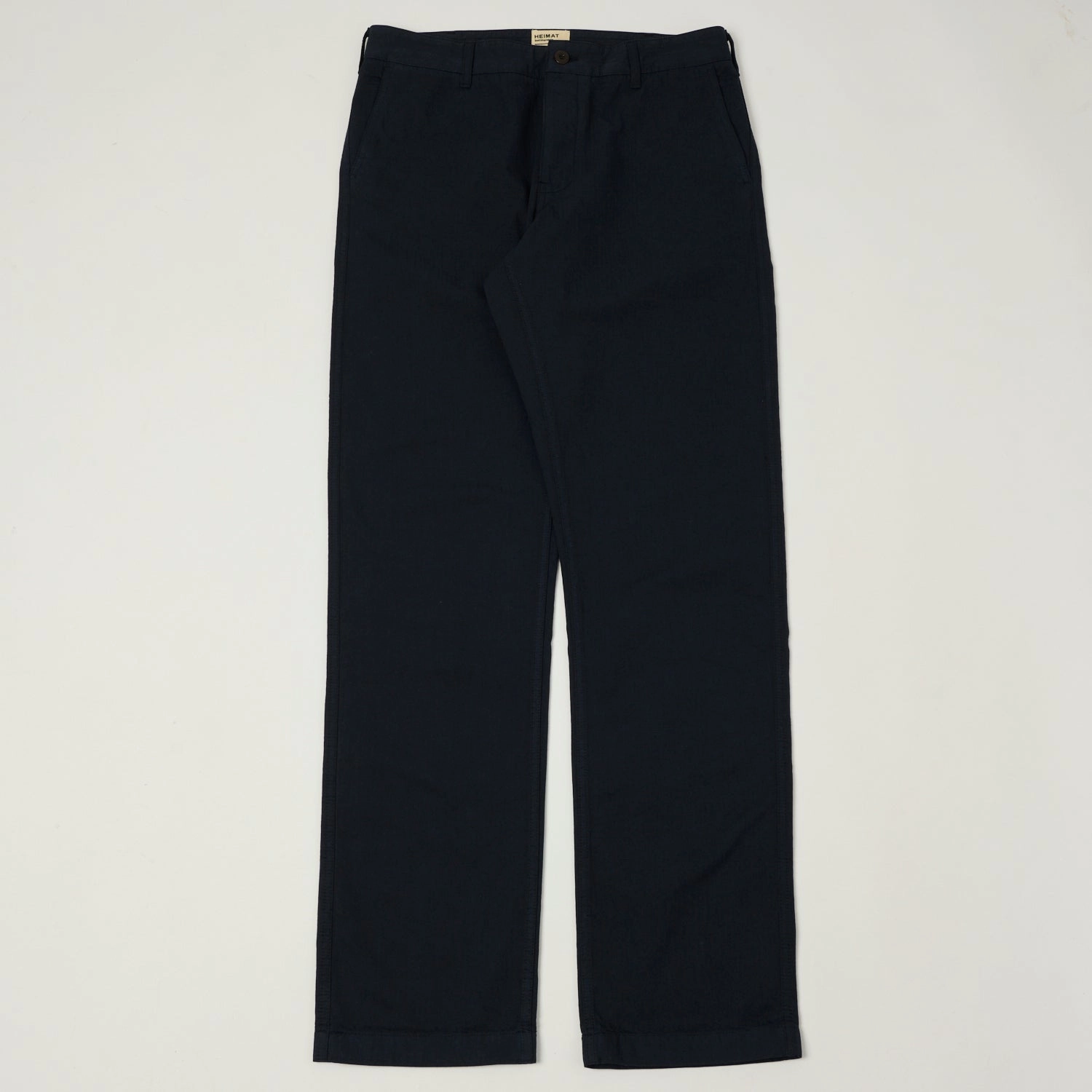 Heimat 'Journey' Herringbone Twill Chinos - Ink Comfortable Look