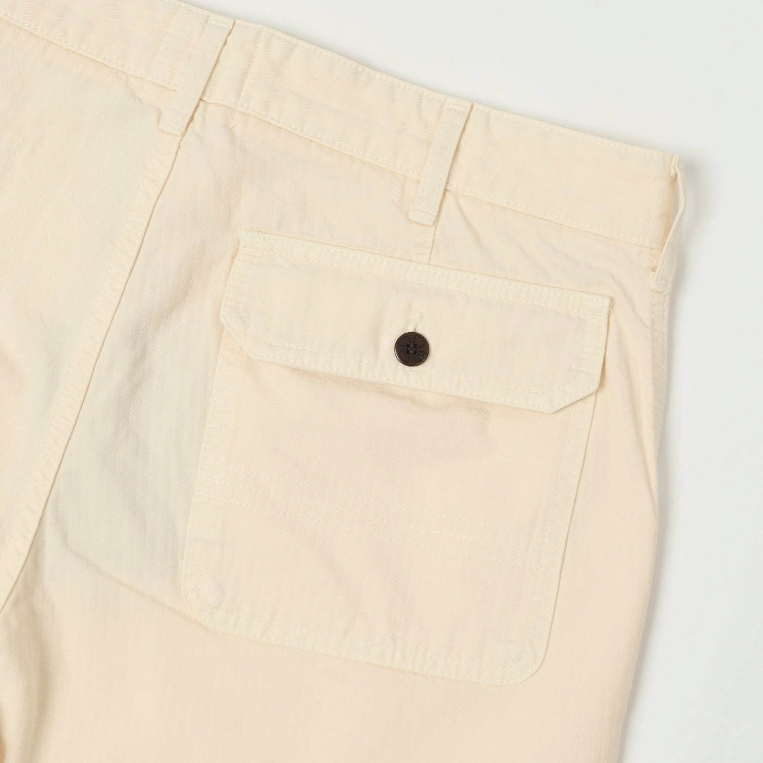 Stain Resistant Weave Heimat 'Journey' Herringbone Twill Chinos - Seashell