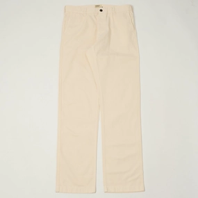 Heimat 'Journey' Herringbone Twill Chinos - Seashell Daily Wear Flattering Cut
