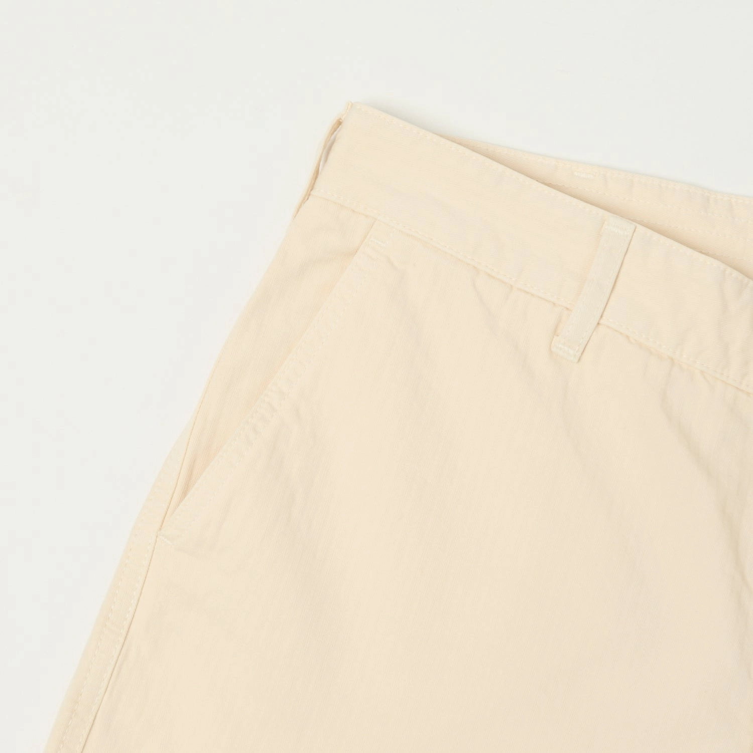 Heimat 'Journey' Herringbone Twill Chinos - Seashell Casual Performance Wear High Quality Material