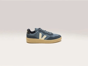 velcro - closure shoes V-90 Suede For Men (242 / M / BLUE)