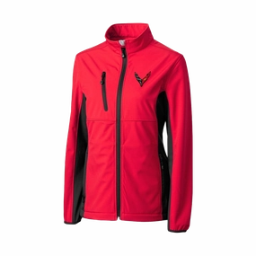 Example Corvette C8 Women's Stretch Softshell Jacket