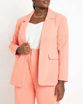 Longline Blazer | Salmon Warm Shield