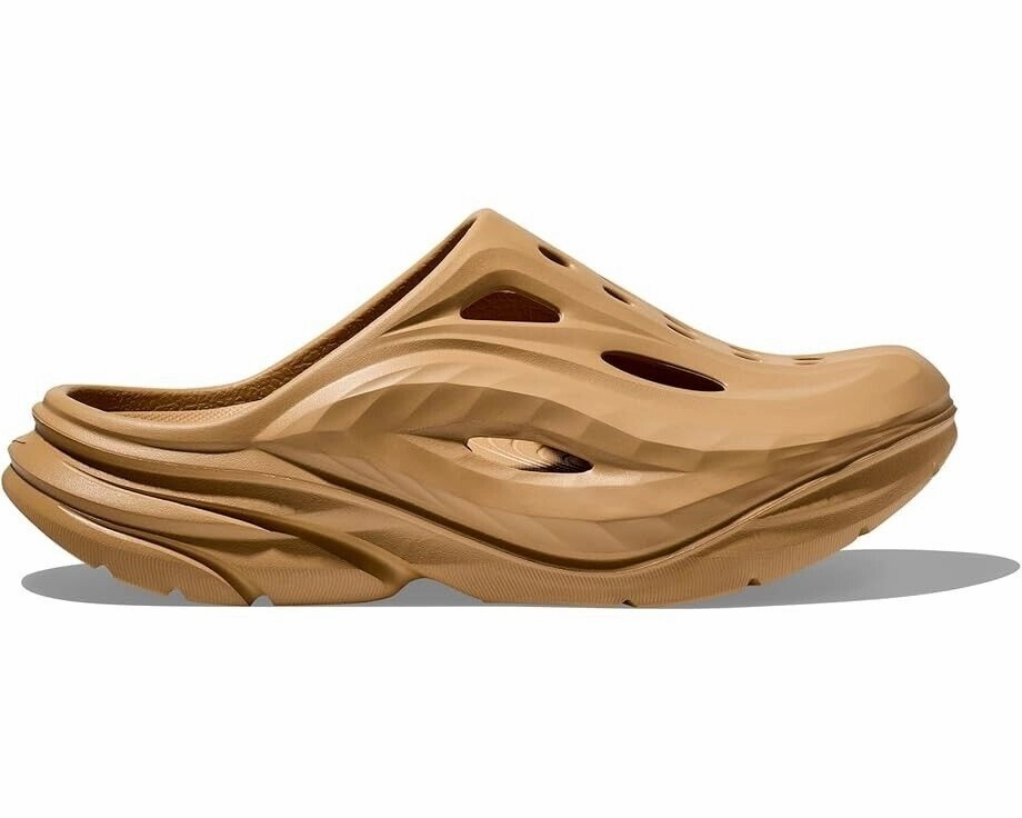 Hoka One One Ora Recovery Mule 1147951-WHTW Unisex Wheat Slip On Shoes TF5949 (Brown,12) adjustable footwear Balanced feel