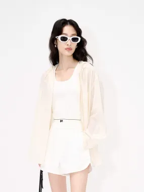 Hooded Relaxed Fit Shirt Quick Dry Technology