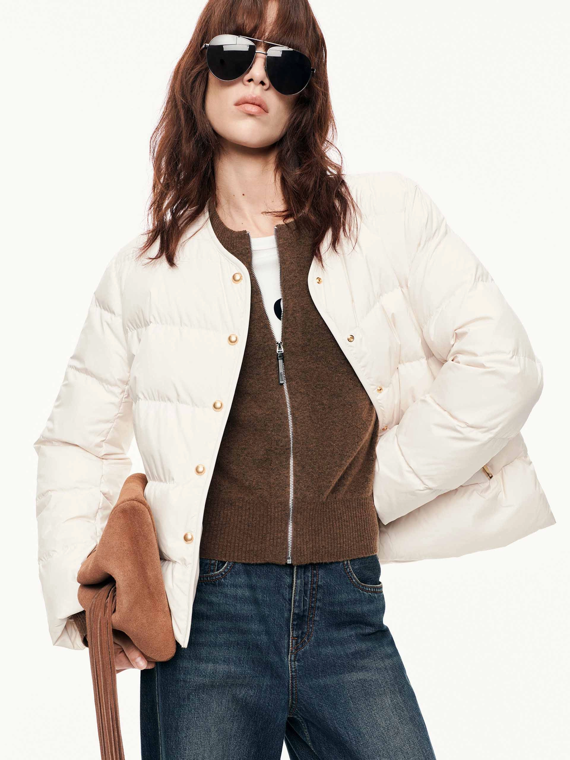 Hooded Layered Down Jacket SeamlessBonding Modular Attachment Points