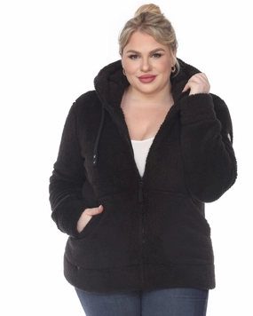 Hooded Sherpa Jacket | Black Performance Use
