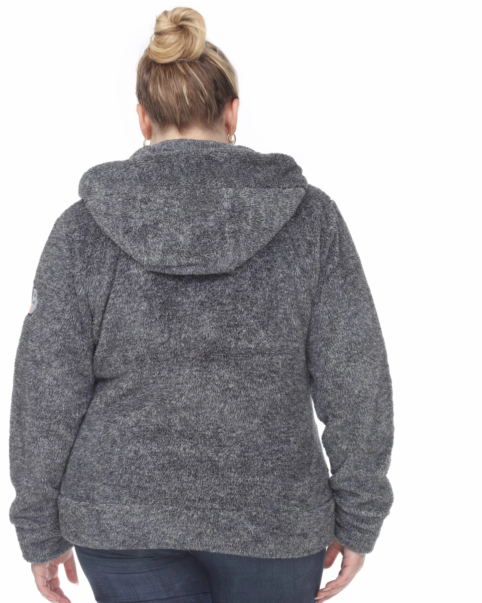 Hooded Sherpa Jacket | Charcoal Smart Protection Urban Fit