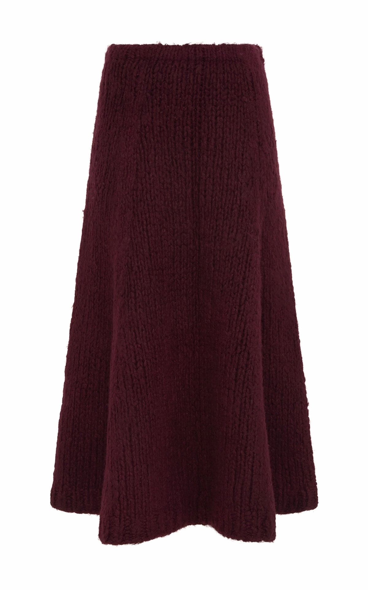 Peres Knit Midi Skirt in Dip Dye Sunrise Welfat Cashmere Coordinated Set