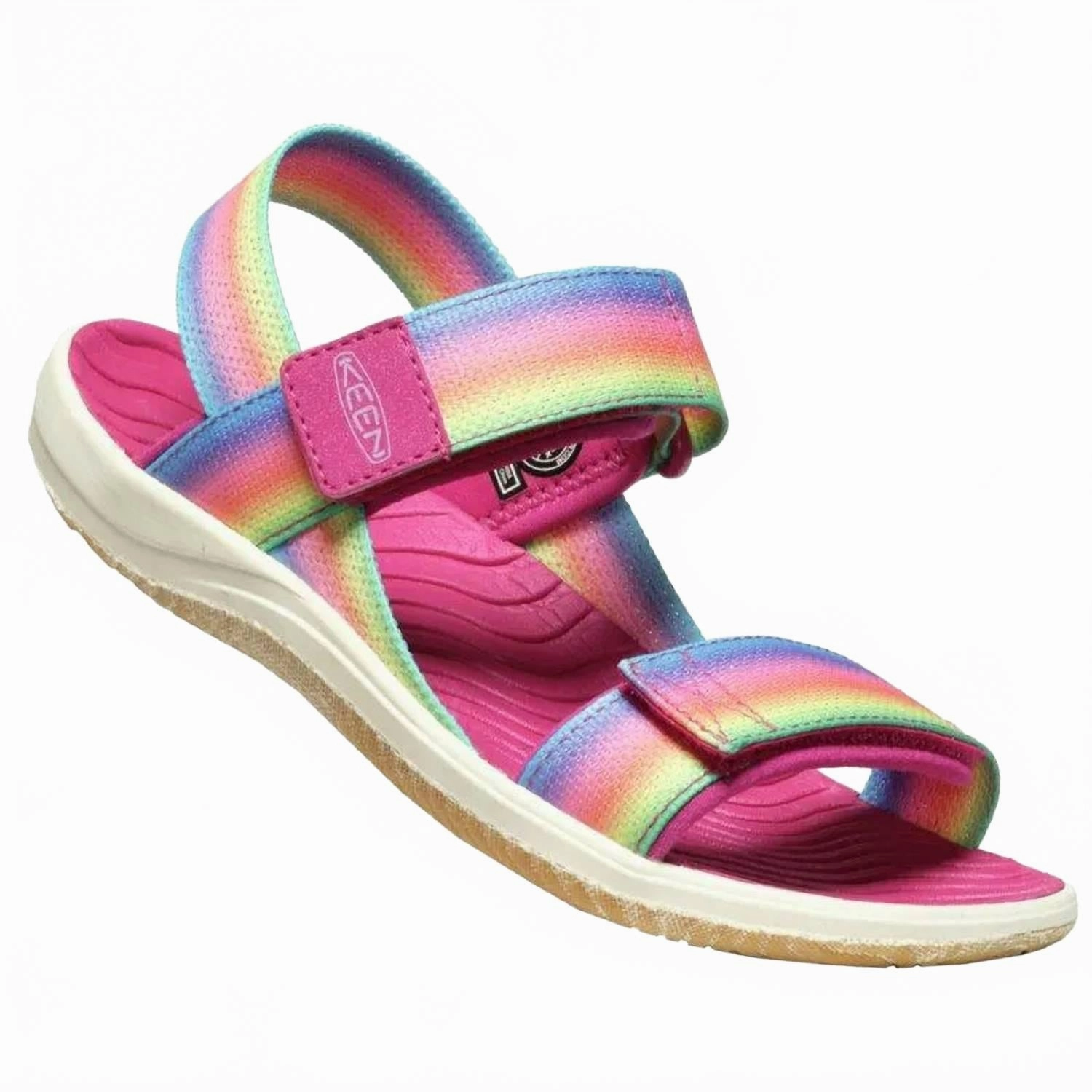 light shoes Kid's Elle Backstrap Sandals In Rainbow-Fuchsia