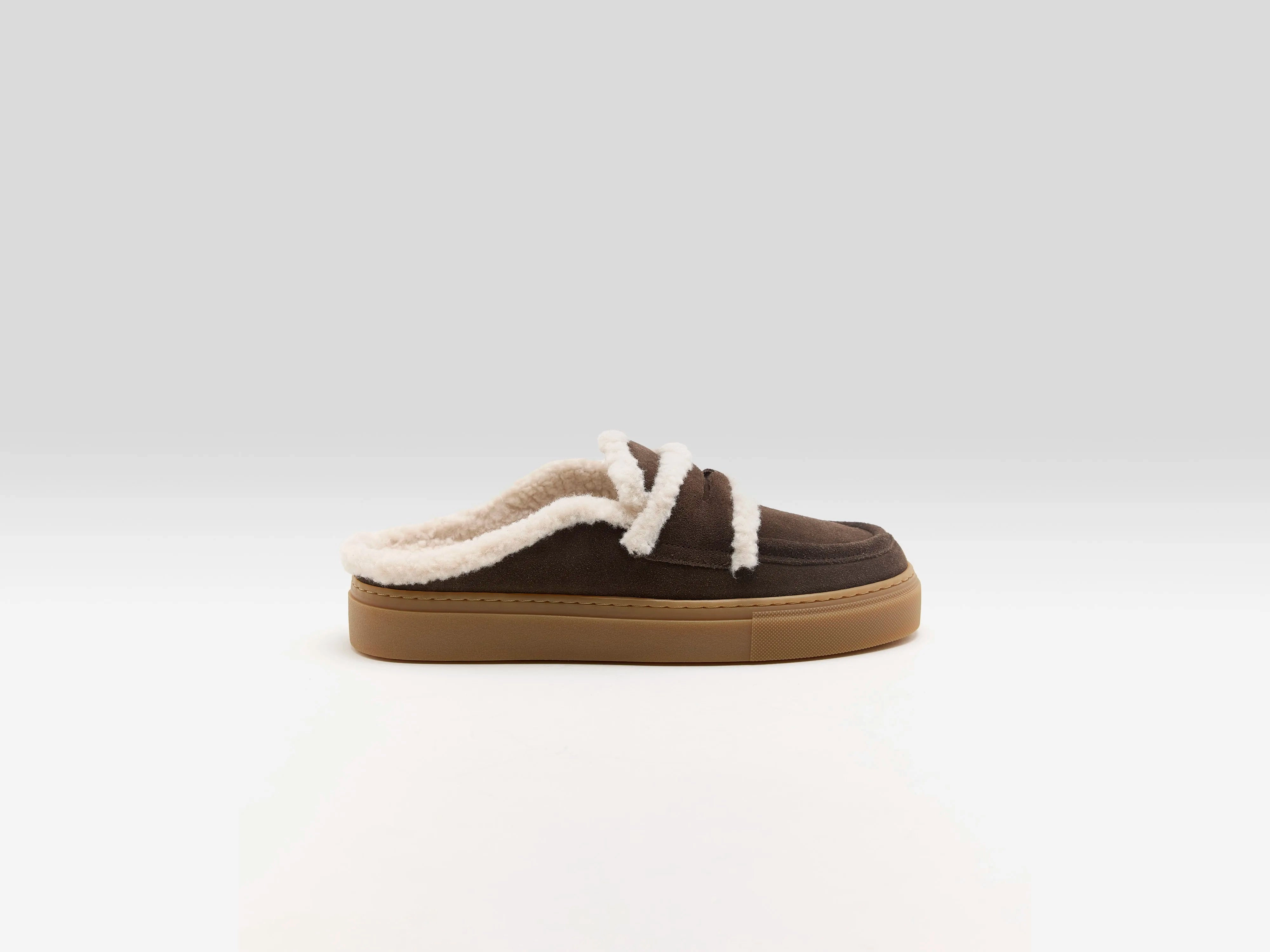 Temperature Regulating Living Room Ready Wool Mules (252 / W / BROWN)