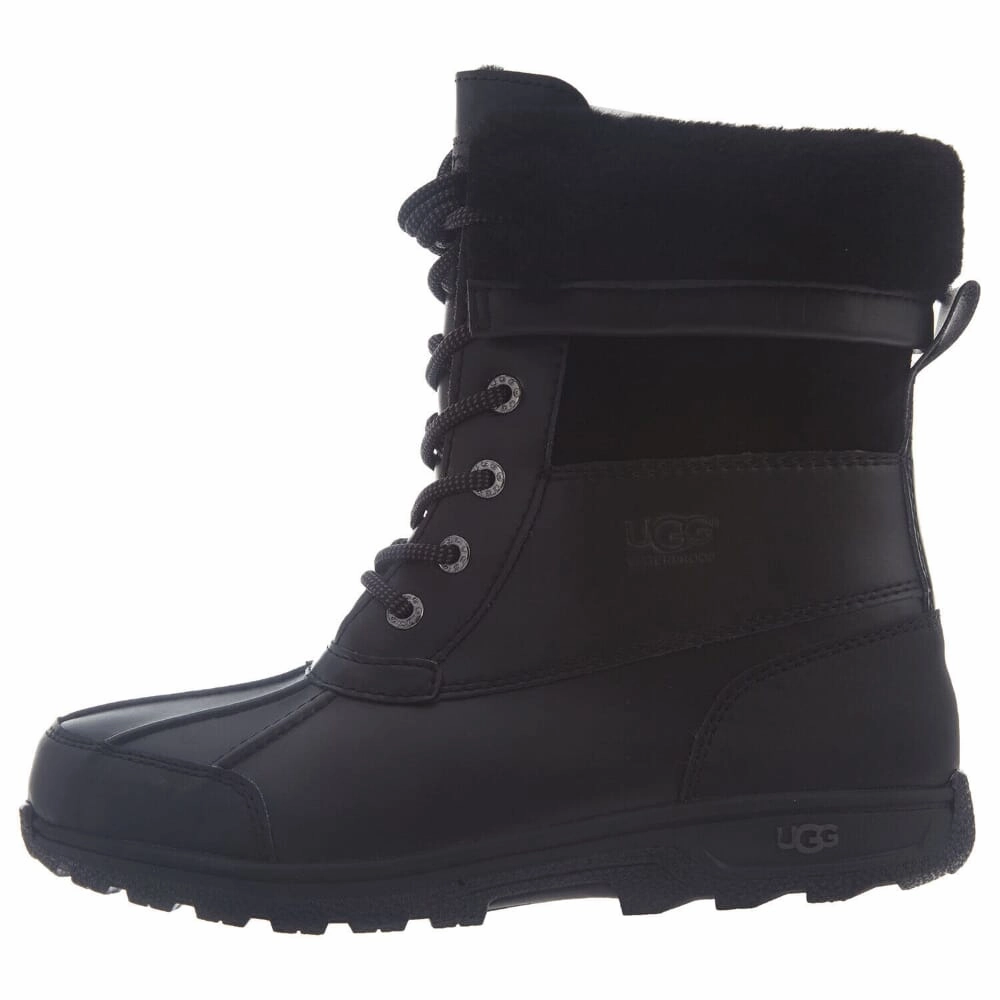 UGG Butte II CWR Black  1098890K-BLK Grade-School Seamless Comfort Windy Weather Pull-on style