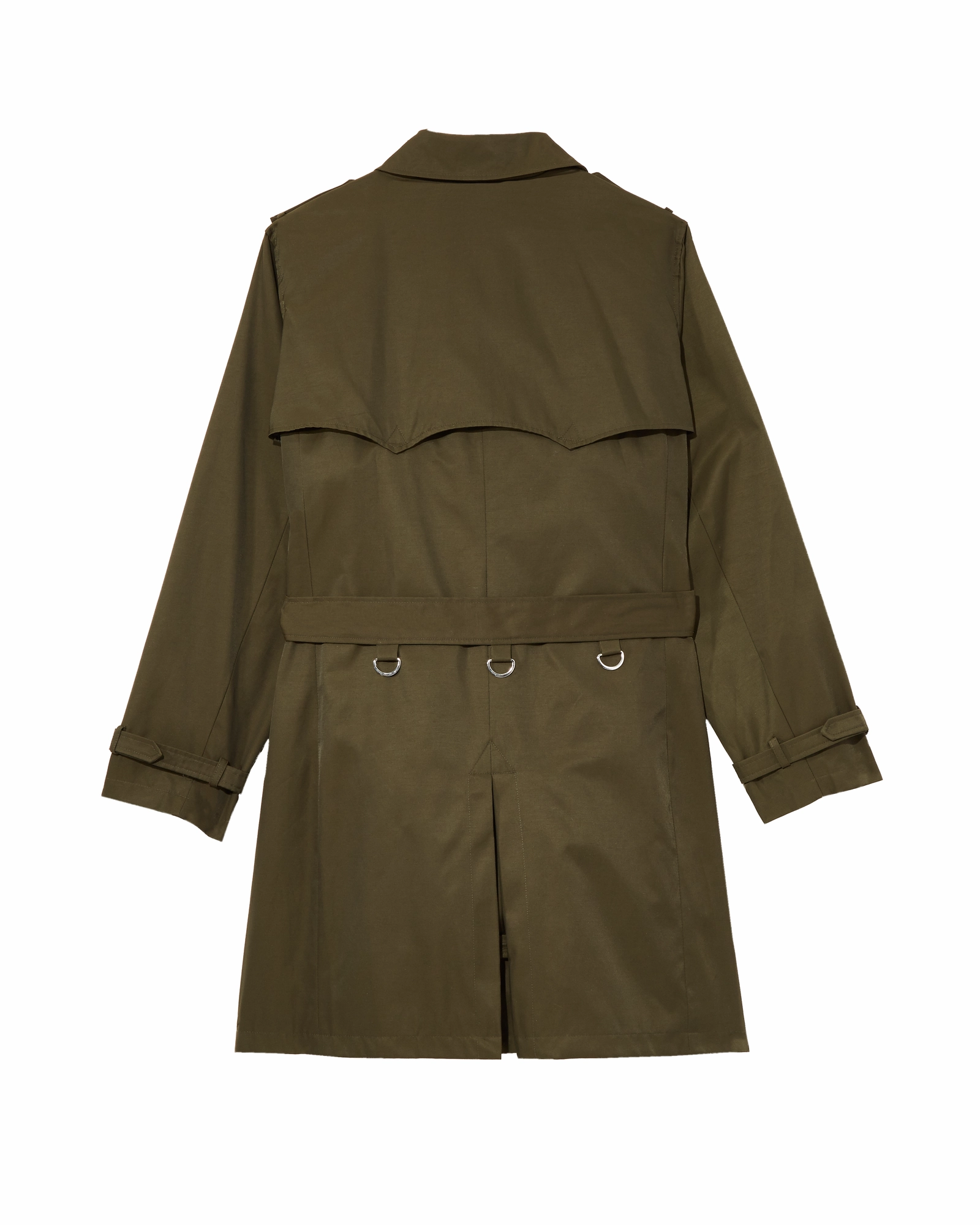 Sumac Double Breasted Trench Coat | Olive Green Storm Proof Easy Zip