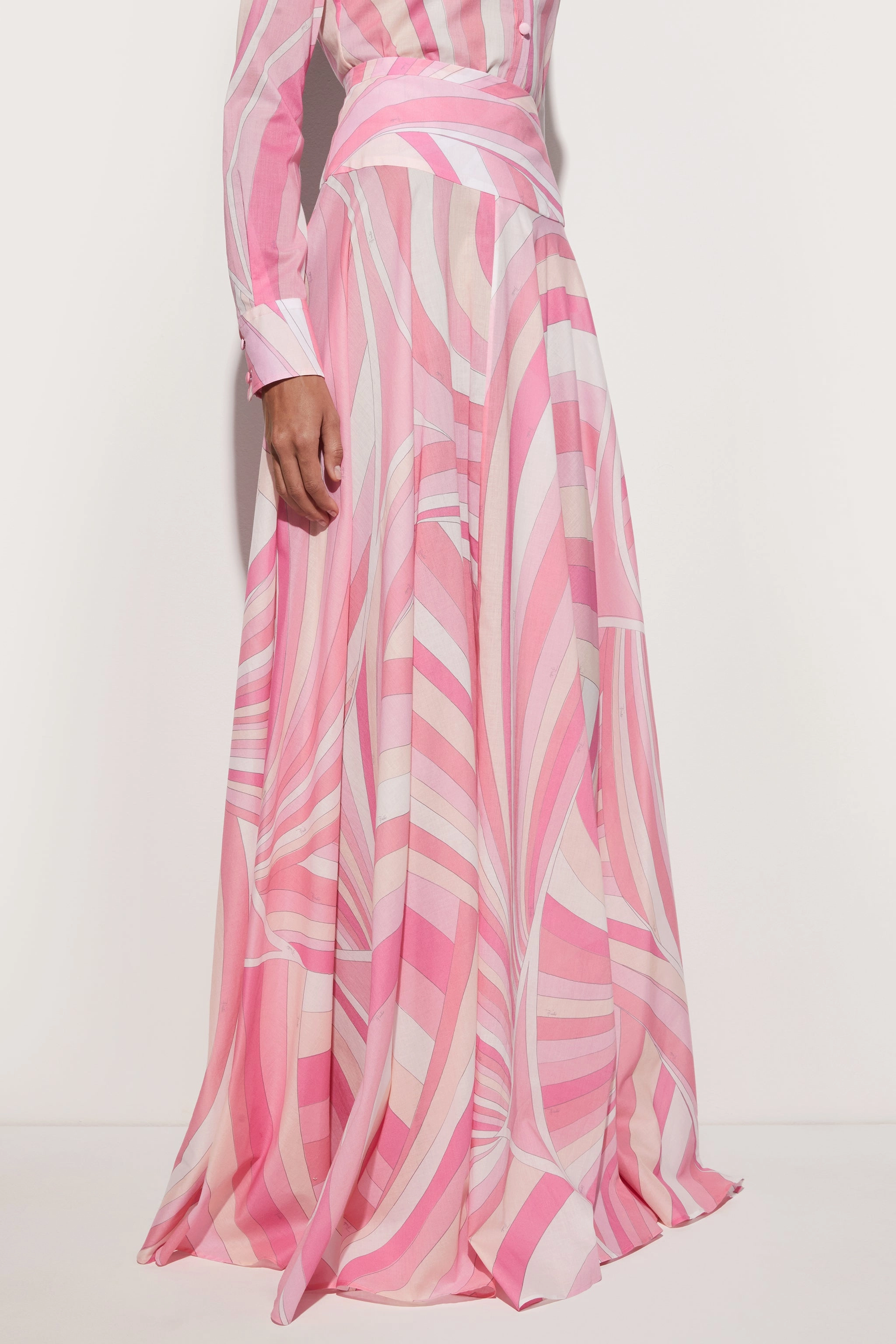 Iride Print Long Skirt Light Mood Budget Friendly