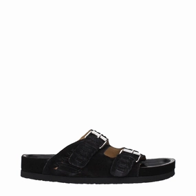 Shore Play Isabel Marant Leather Slippers Men's Sandals