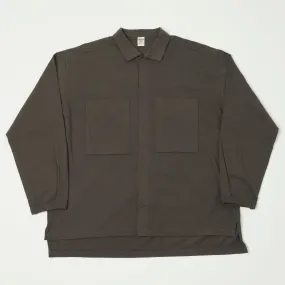 Warm Weather Wear Jackman Coach Shirt - Dark Taupe