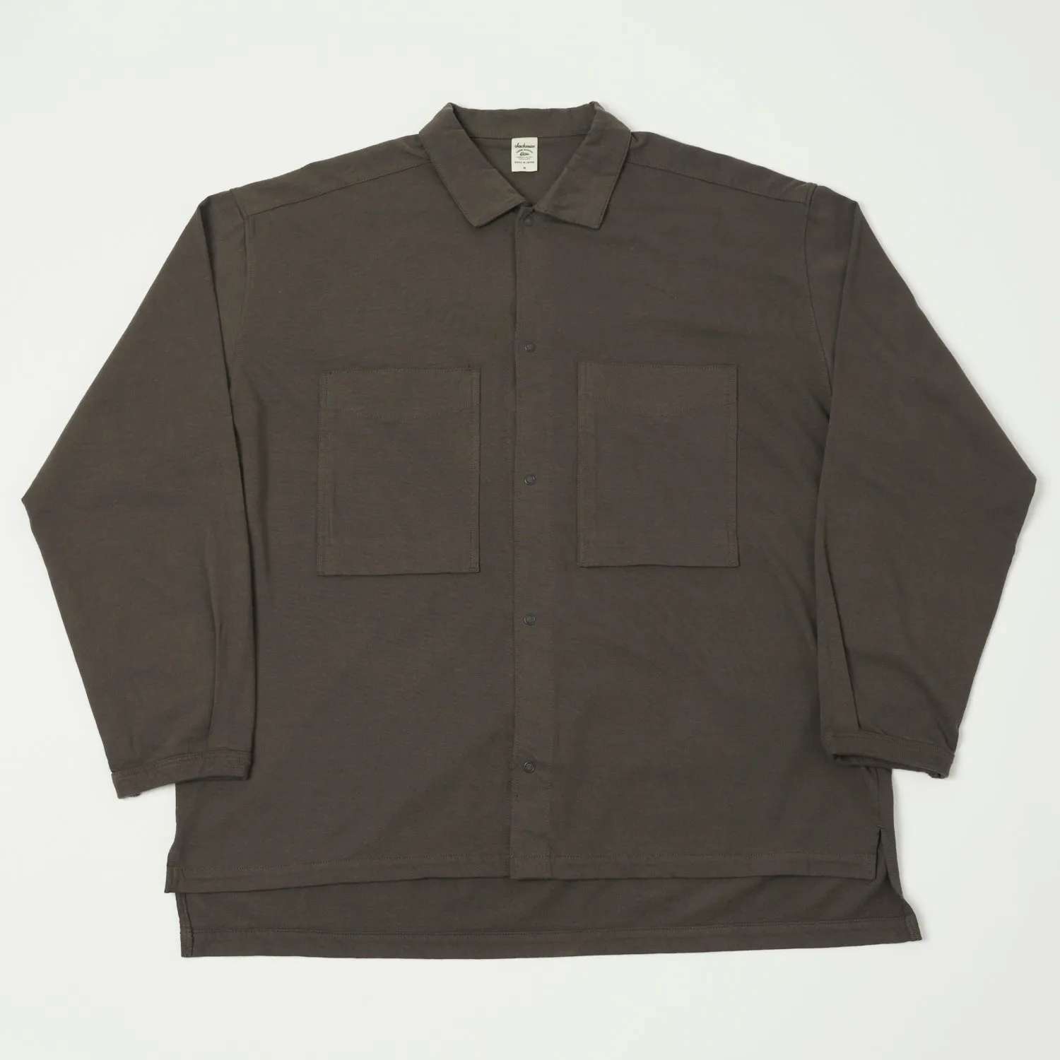Warm Weather Wear Jackman Coach Shirt - Dark Taupe
