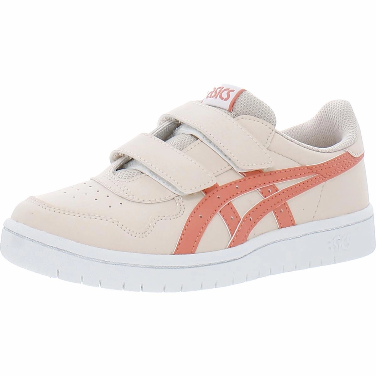 Anti   Slip Feature Japan S PS Girls Two-strap Faux leather Casual and Fashion Sneakers