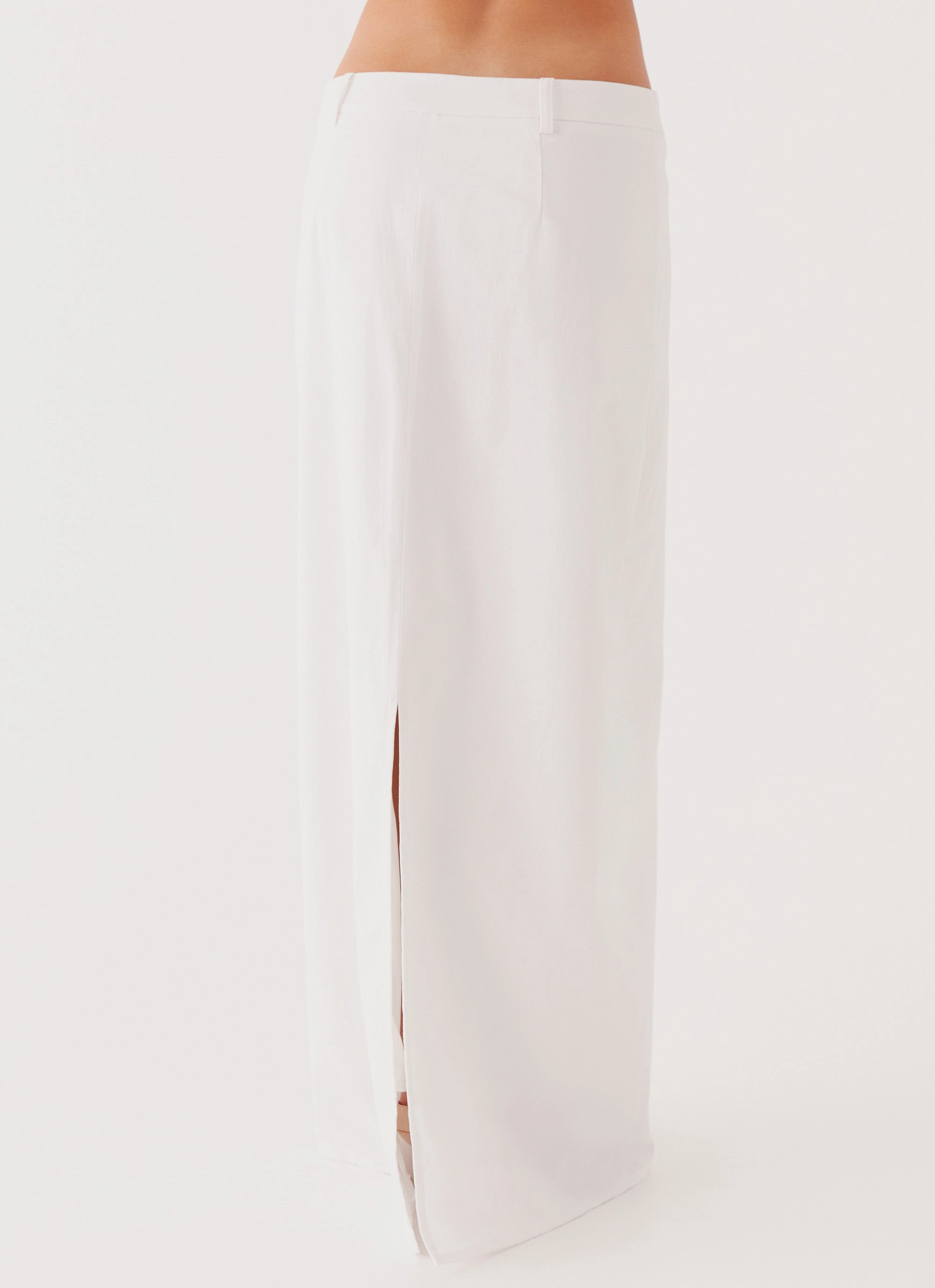 Jaslyn Maxi Skirt - White Breezy Fit Handmade Item