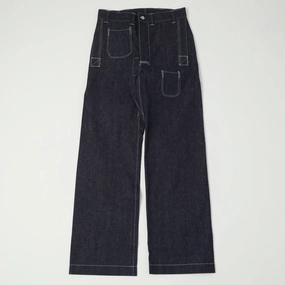 John Gluckow Lot. JG-01 Denim 'Netmakers' Trousers - Raw Breathable Style Ultimate Wear