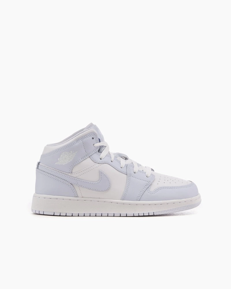 Jordan 1 Mid Cobalt Bliss (GS) Fast Slip Sporty Look