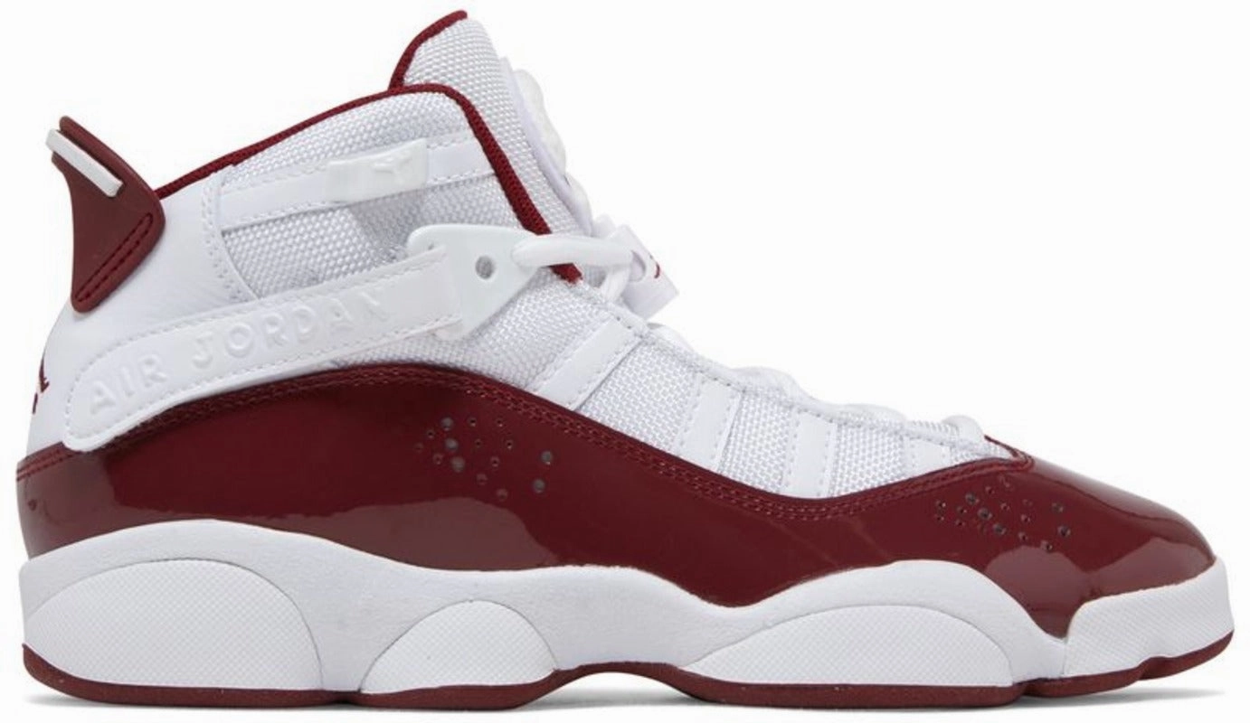 Jordan 6 Rings White Team Red (GS) Supportive Step