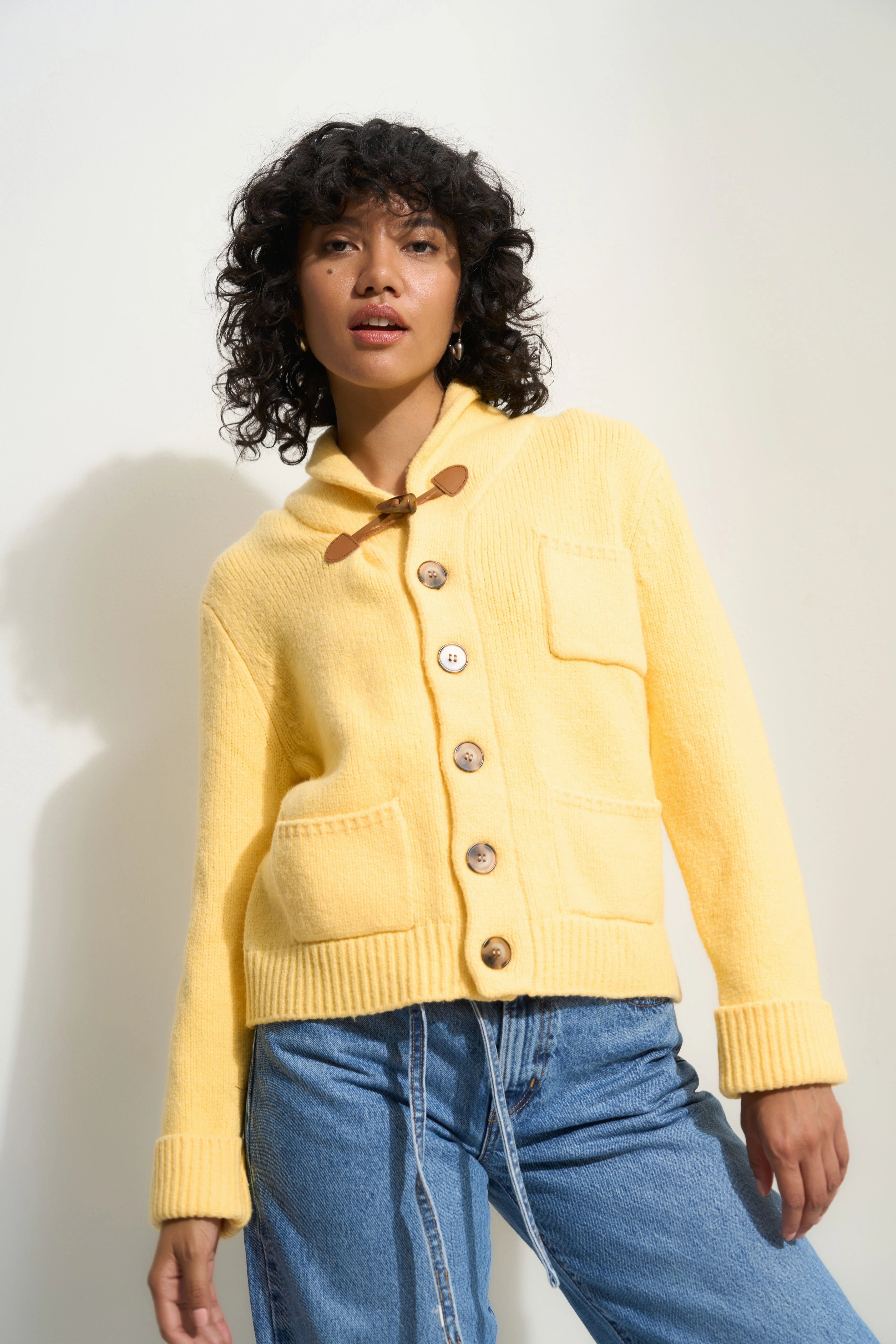 June Cardigan Breathable Textured Fabric