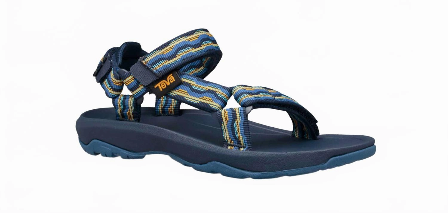 Kid's Hurricane Xlt 2 Sandal In Kishi Dark Blue Vegan Synthetic Leather