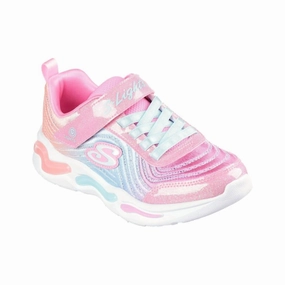Ultra Responsive Odor Control Technology Kid's Wavy Beams Sneaker In Pink Multi