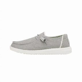 Kid's Wendy Chambray Shoes In Braided Grey ComfortPadding Eco Wear