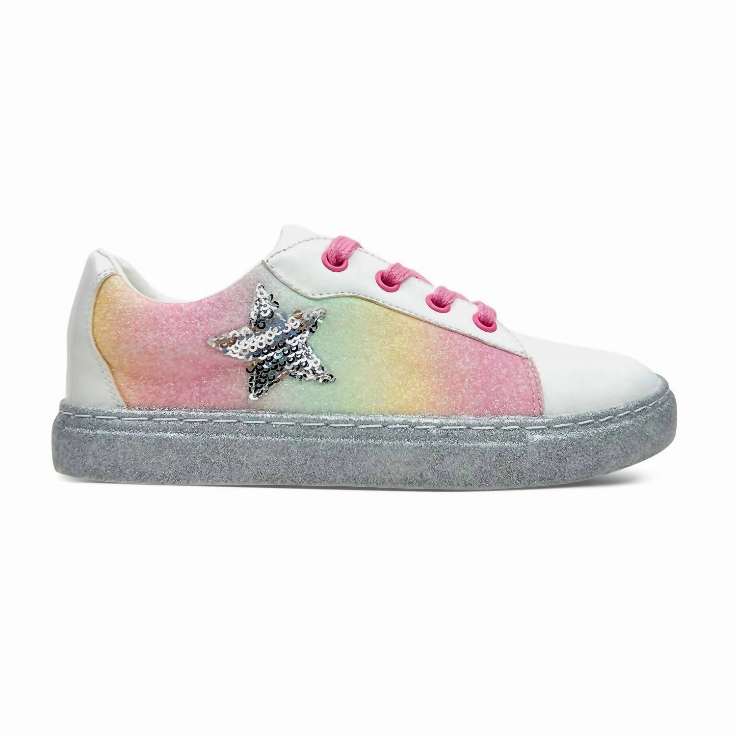 Kids Miss Harper Sneaker In Pastel Multi Effortless Silhouette