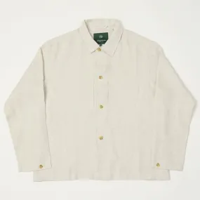 Knickerbocker Mafra Linen Overshirt - Taupe Sporty Layer