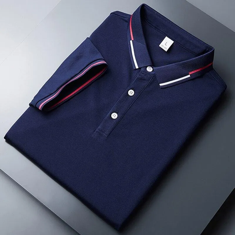 High-Quality Stitching Light Flex West Louis? Summer Short Sleeved Polo Casual Polo Shirt