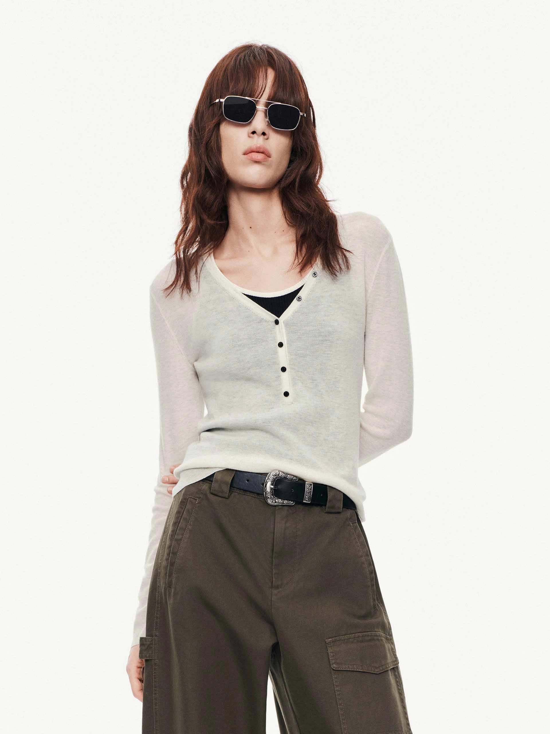 Breathable touch Slim Fit Wool Sweater