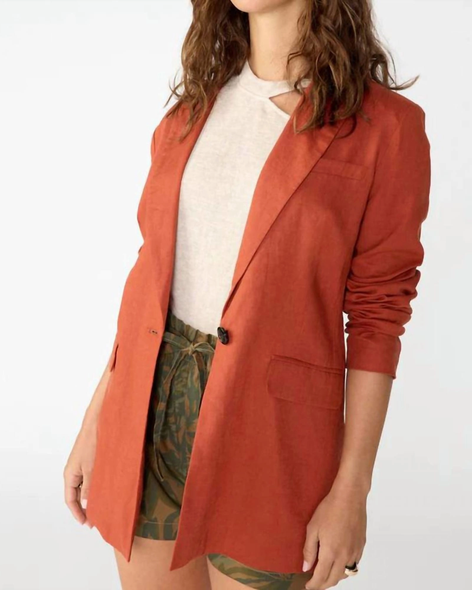 Kora Blazer in Cool Clay | Cool Clay Attitude