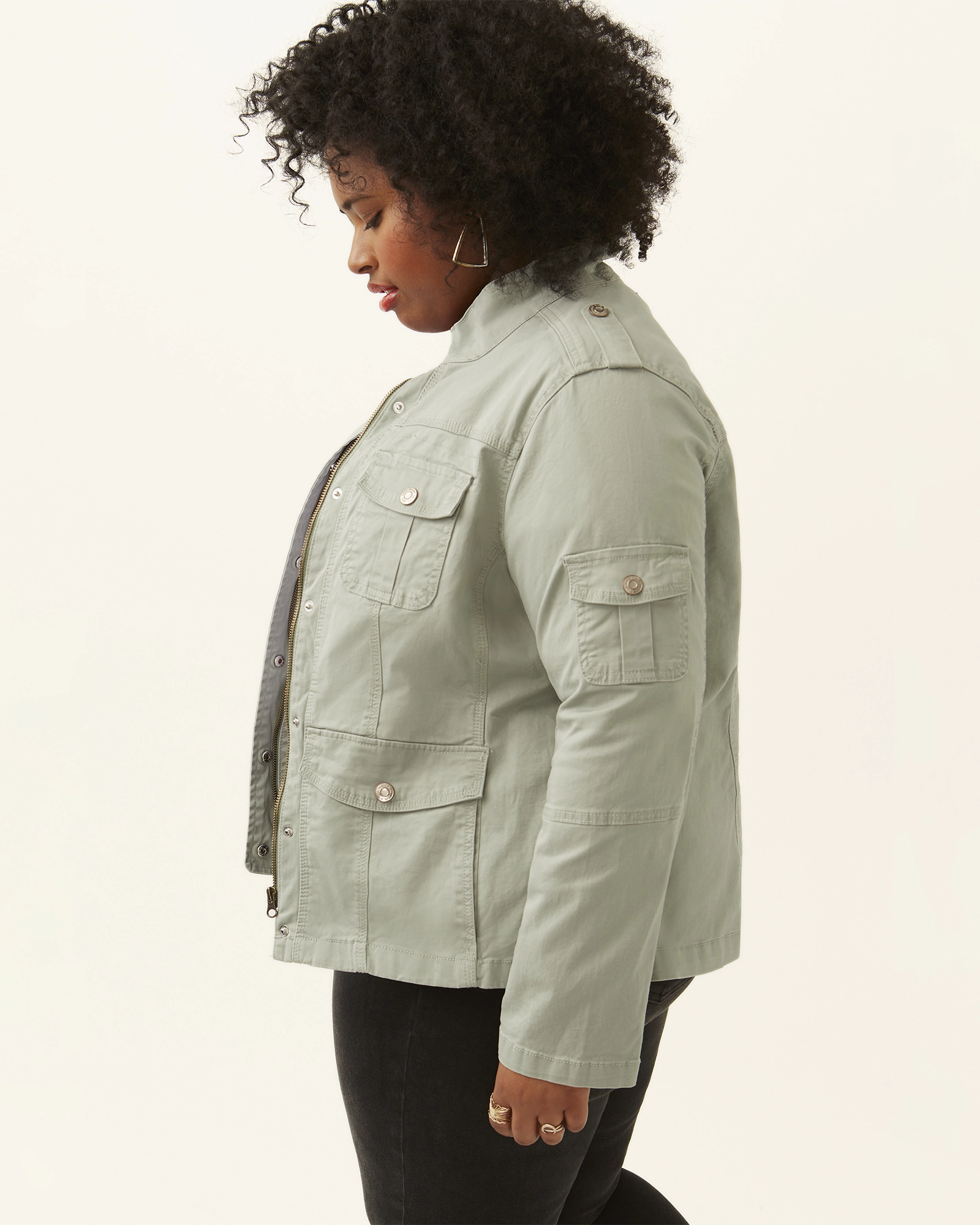 teachers Kylie Utility Jacket | Mint