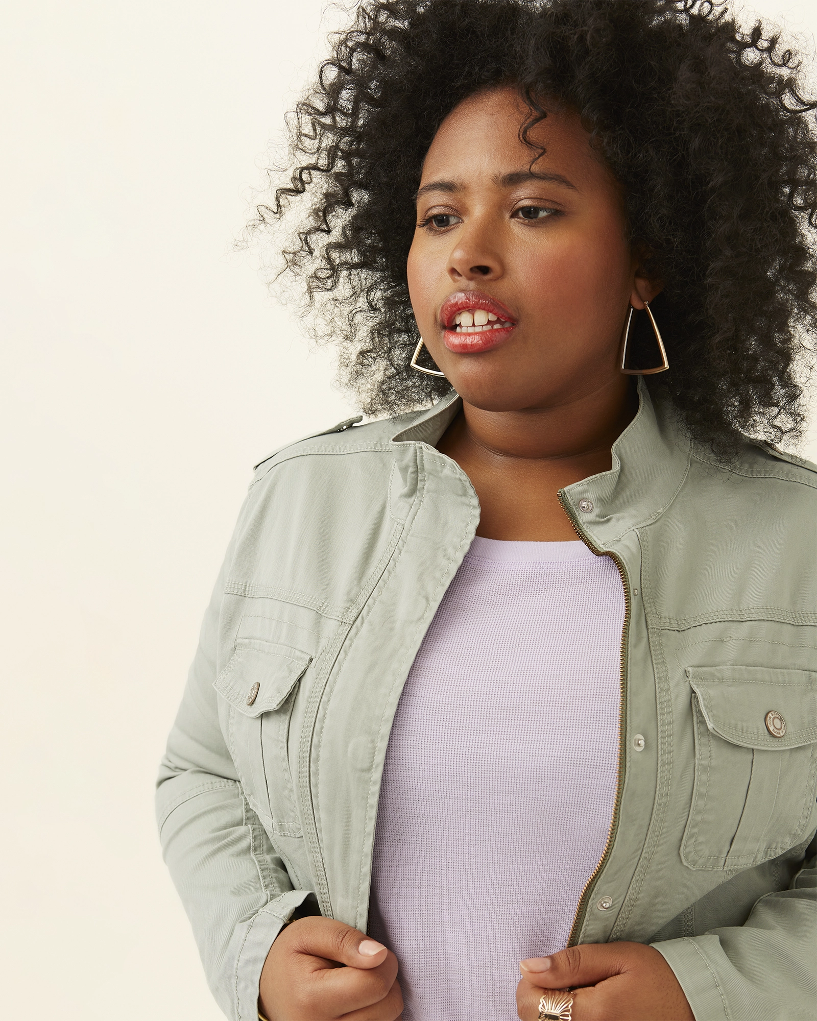 suitable for extreme sports Adventure Fit Kylie Utility Jacket | Mint