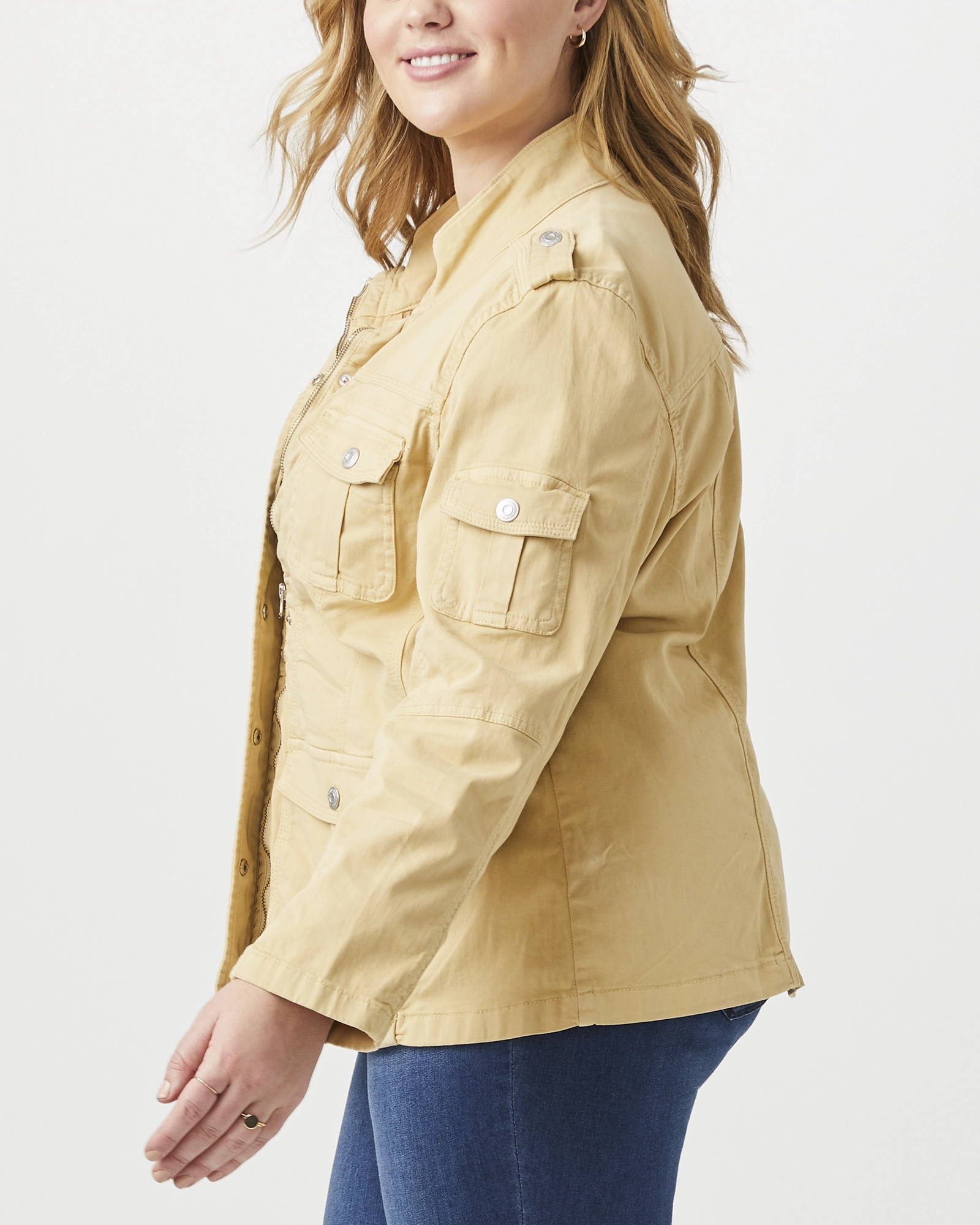 Kylie Utility Jacket | Yellow FoldableDesign