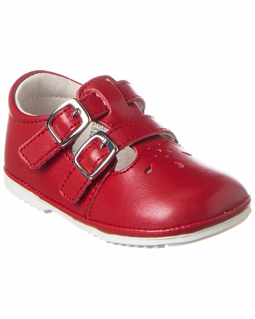 L??Amour Double Buckle Leather Mary Jane Cushioned Upper Everyday Look