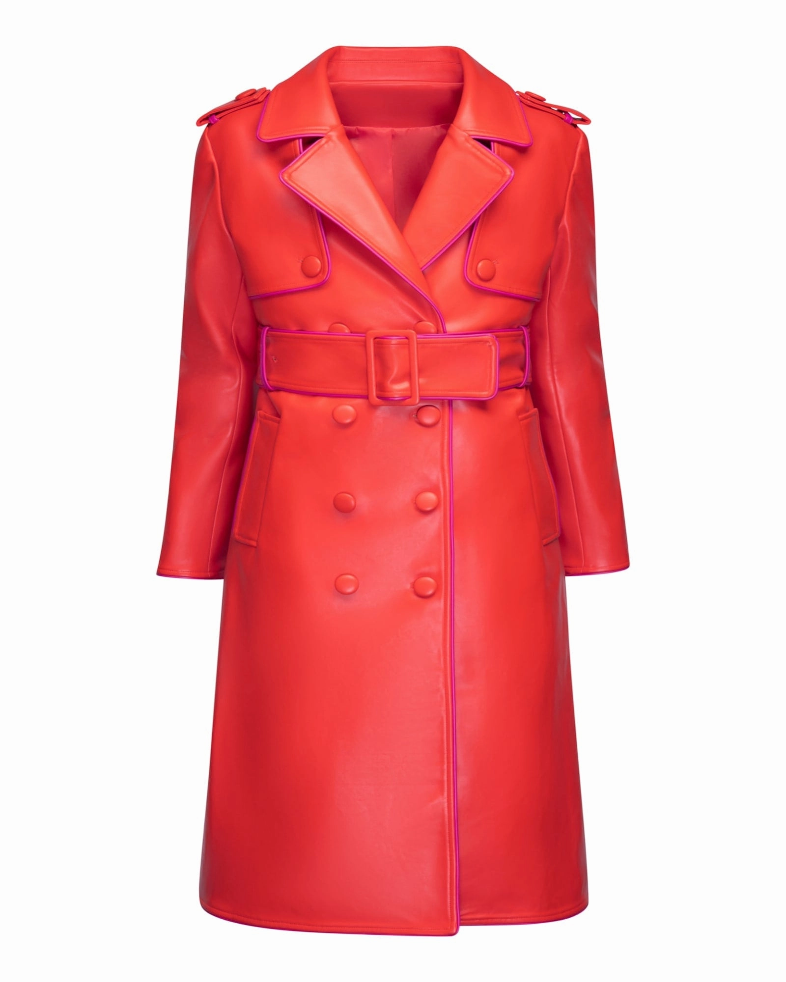 Hidden Compartments The Donna Trench Coat | Red