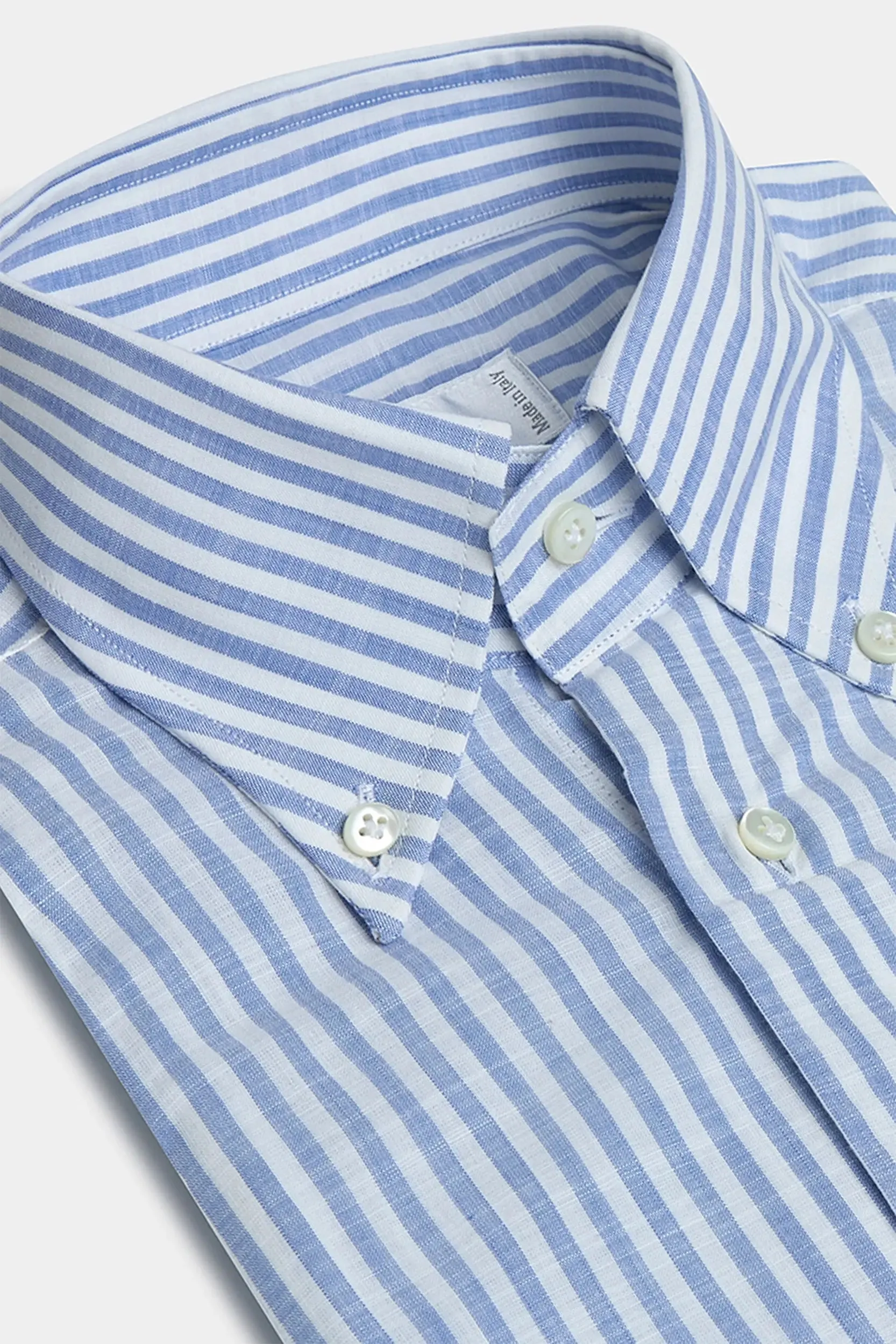 Casual Style Button down light blue striped shirt ??Sartoriale collection??- Made In Italy