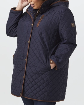Street Cool Octavia Quilted Jacket | Navy