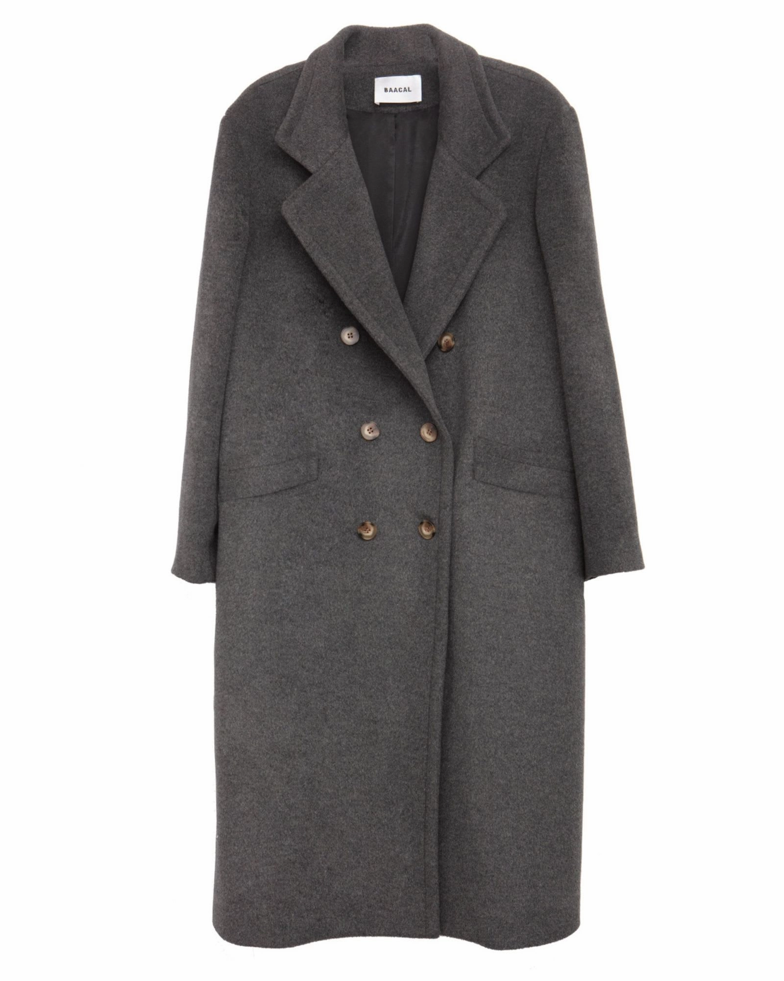 The Double Breasted Car Coat in Grey | Grey System