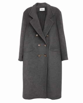 The Double Breasted Car Coat in Grey | Grey System