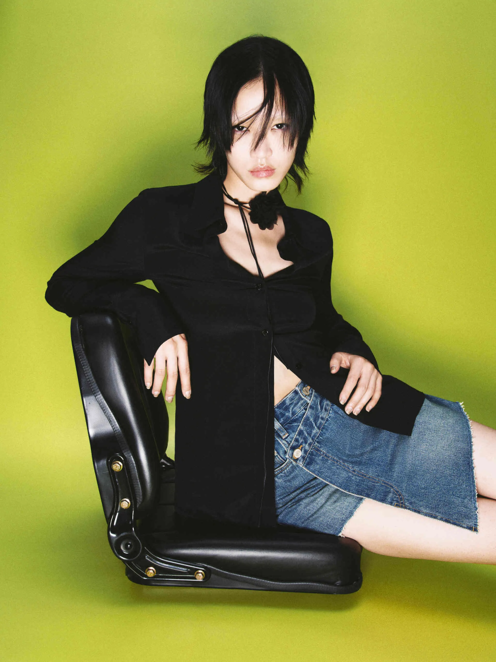 Silk Blend Slim Shirt Simple Fit