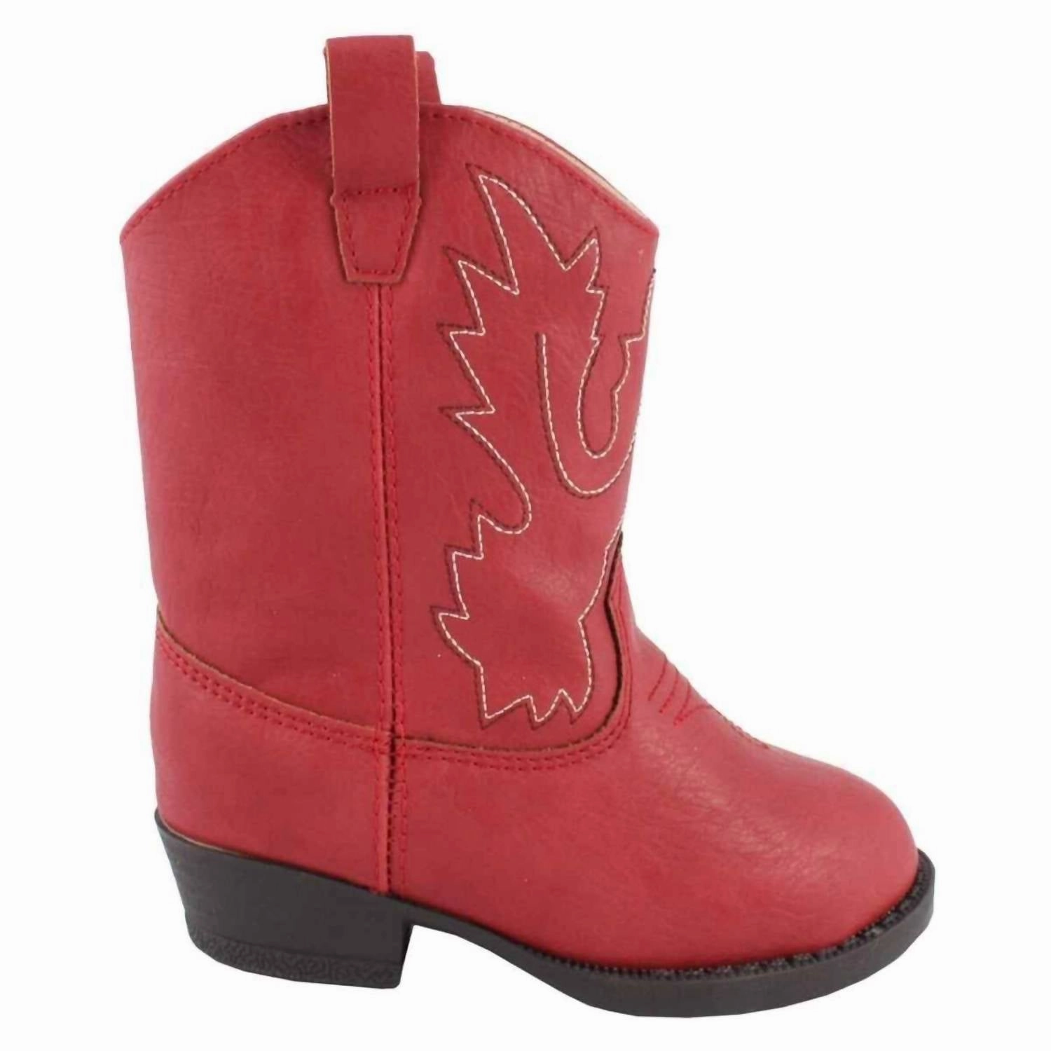 Fit Glow Toddler Girl's Miller Western Boot In Red