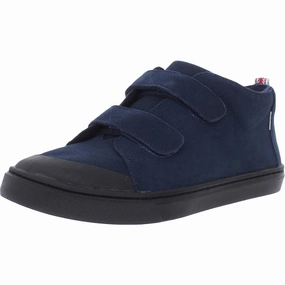 Cloud Fit Lenny Mid Double Strap Boys Suede Athletic Sneakers