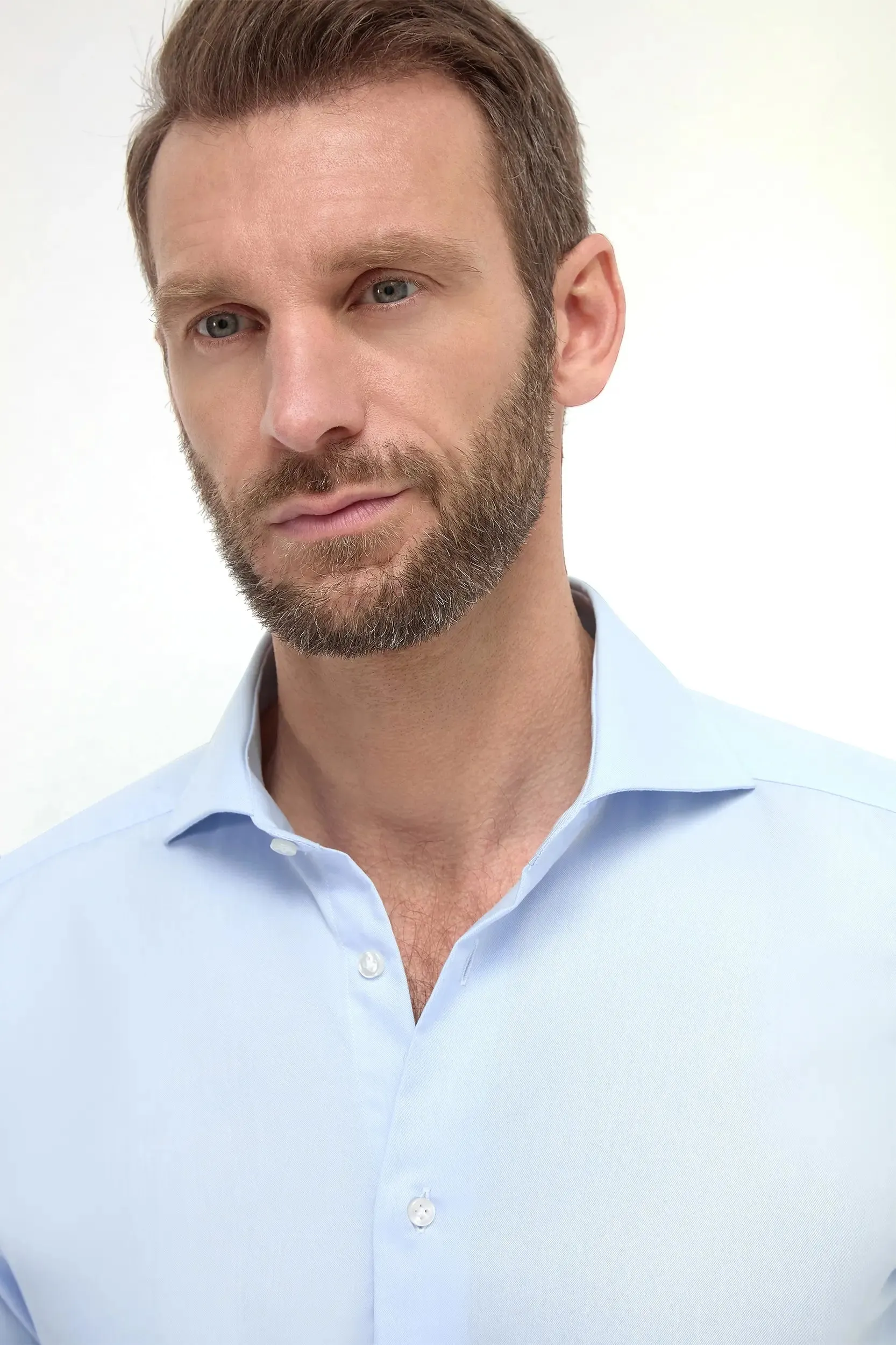 BBQ Party Light Blue Shirt - Made In Italy